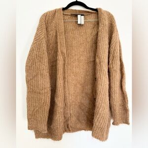 Jenni Kayne Cardigan Women's XS Brown Sweater cardigan cocoon tan neutral